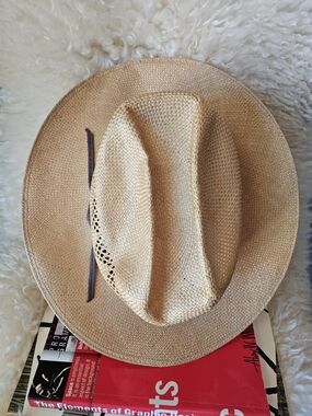 Vintage 1970s Wrangler Tan Straw Western Hat Size 7 1/4 Unisex